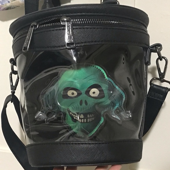 🖤Hatbox Ghost Haunted Mansion Loungefly Satchel👻 - Picture 1 of 6